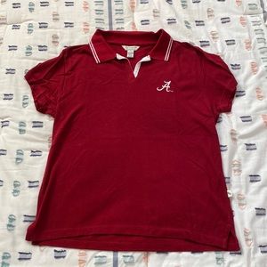 University of Alabama collared short sleeve shirt